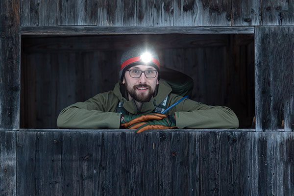 Headlamp for night birdwatching